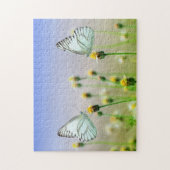 Sommer Blume Schmetterling Wiese Natur Flora Puzzle (Vertikal)