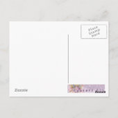 Sommer-Blumen-Feepostkarte Postkarte (Rückseite)