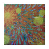 Sommer-Blumen Fliese (Vorderseite)