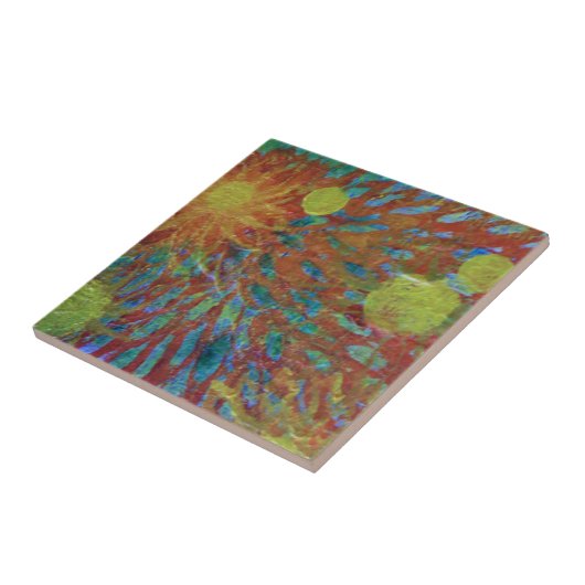 Sommer-Blumen Fliese (Seite)