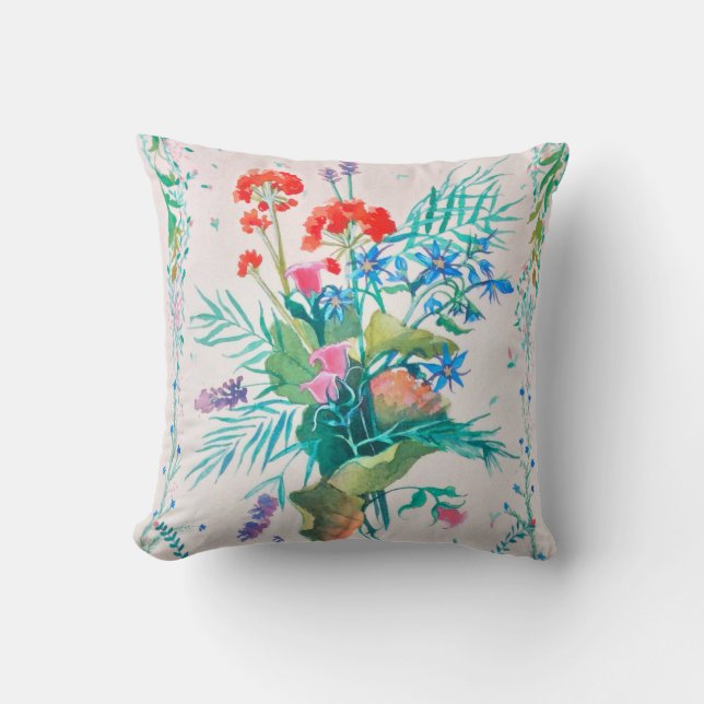 Sommer-Blumen Kissen (Vorderseite)