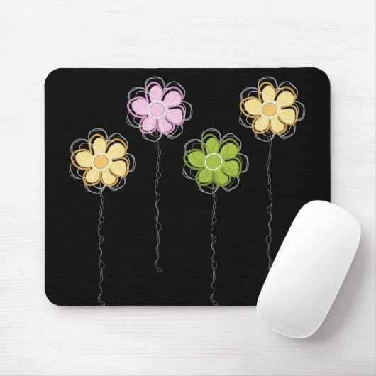 Sommer-Blumen Mousepad (Mit Mouse)