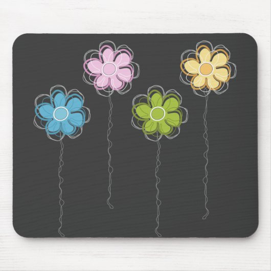 Sommer-Blumen Mousepad (Vorne)