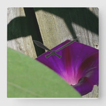 Sommer-Blumen-Wand-Uhr