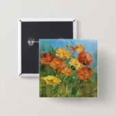 Sommer-Blumenfeld Button (Vorne & Hinten)