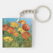 Sommer-Blumenfeld Schlüsselanhänger (Rückseite)