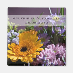 Sommer-Blumenstrauß • Save the Date Magnet