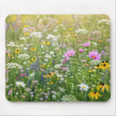 Sommer-Blumenwiese Mousepad (Vorne)