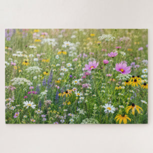 Sommer-Blumenwiese Puzzle