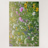 Sommer-Blumenwiese Puzzle (Vertikal)
