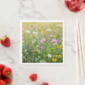 Sommer-Blumenwiese Serviette (Beispiel)