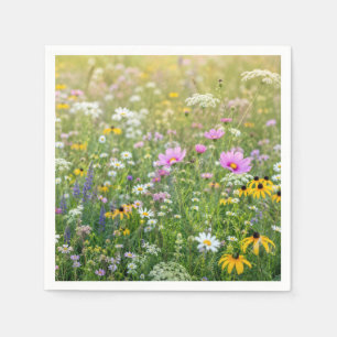 Sommer-Blumenwiese Serviette