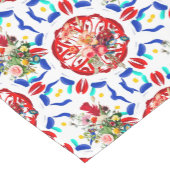 Sommer, boho, bohemisch, floral, mediterran kurzer tischläufer (Ecke)