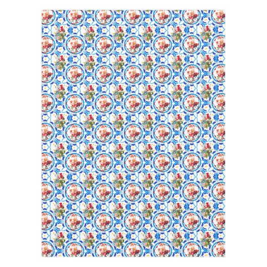 Sommer, boho, bohemisch, floral, mediterran tischdecke (Vorderseite)