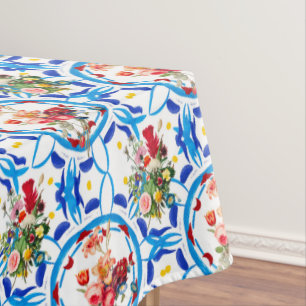 Sommer, boho, bohemisch, floral, mediterran tischdecke