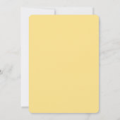 Sommer Brautdusche Einladung. Gartenanlagen Blume Einladung (Rückseite)