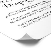 Sommer Brise Blüte Späte Nacht Windeln Unterschrei Poster (Ecke)