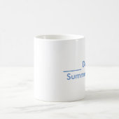 Sommer-Bruch-Count-down-Tasse Kaffeetasse (Mittel)