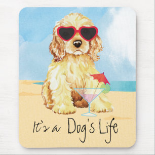 Sommer Cocker spaniel Mousepad