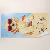 Sommer Cocker spaniel Strandtuch (Vorderseite)