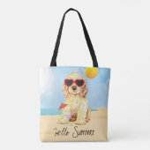 Sommer Cocker spaniel Tasche (Rückseite)