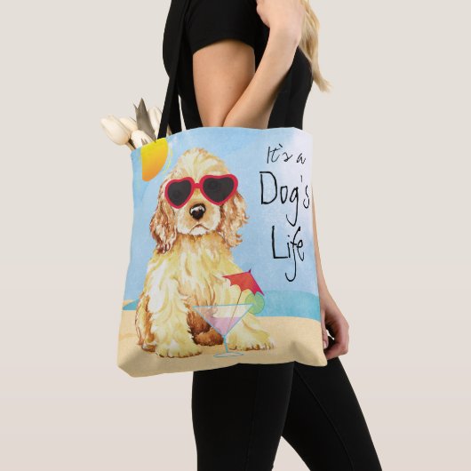 Sommer Cocker spaniel Tasche (Von Nahem)