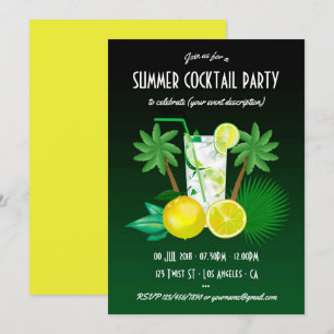 Sommer-Cocktail-Party-Einladung für jeden Anlass Einladung