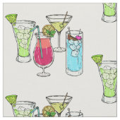 Sommer-Cocktailgewohnheitsgewebe Stoff (Nahaufnahme)