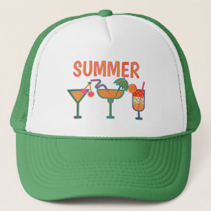 Sommer Cocktails Truckerkappe