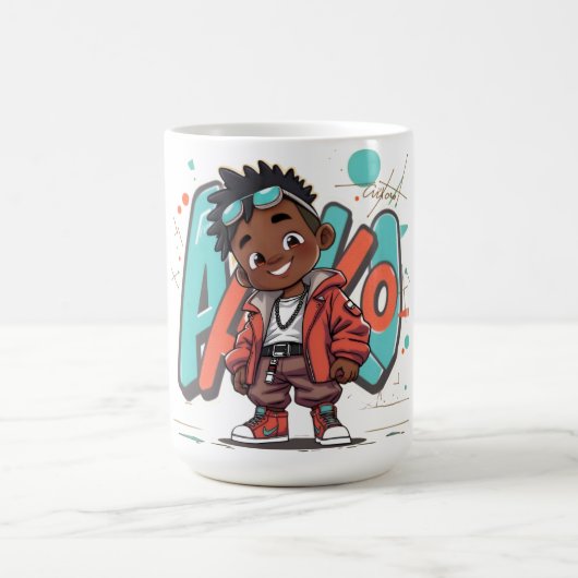 Sommer Cool Jay ~ AiKo Kids Kaffeetasse (Mittel)