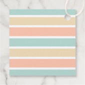 Sommer Cool | Tropical Beach Ice Creme Geschenkanhänger (Rückseite)