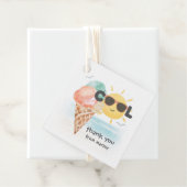 Sommer Cool | Tropical Beach Ice Creme Geschenkanhänger (Beispiel)