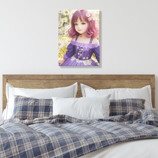 SOMMER DAISY LEINWANDDRUCK (Insitu (Schlafzimmer))