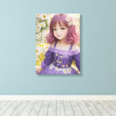 SOMMER DAISY LEINWANDDRUCK (Insitu (Holzboden))