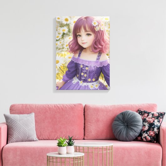 SOMMER DAISY LEINWANDDRUCK (Insitu (Wohnzimmer))