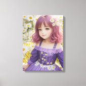 SOMMER DAISY LEINWANDDRUCK (Vorderseite)