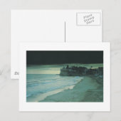 Sommer-Dämmerung bei Sitges Postkarte (Vorne/Hinten)