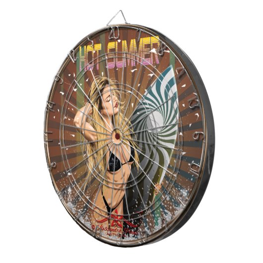 Sommer Dartscheibe (Vorderseite rechts)