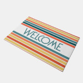 Sommer der 77 Streifen Fußmatte (Schrägansicht)