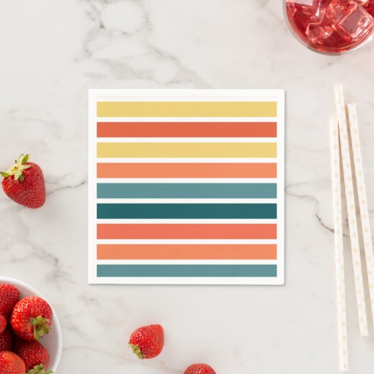 Sommer der 77 Streifen Serviette (Beispiel)