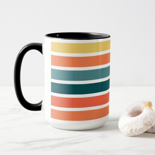 Sommer der 77 Streifen Tasse (Mit Donut)