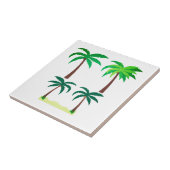 Sommer der grünen Palmen Fliese (Seite)