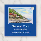 Sommer der häuslichen Erwärmung in Runswick Bay En Geschenkanhänger (Rückseite)