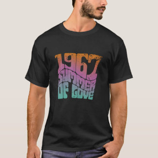 Sommer der Liebe 1967 Hippie 1960er Psychedelisch T-Shirt