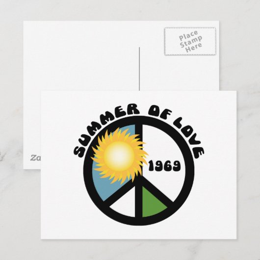 Sommer der Liebe 69 Postkarte (Vorne/Hinten)