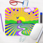 Sommer der Liebe Farbenfrohe psychedelische 60er 7 Mousepad<br><div class="desc">Der Sommer der Liebe war ein soziales Phänomen, das sich im Sommer 1967 ereignete, als sich in San Franciscos Nachbarschaft Haight-Ashbury 100.000 Menschen, vor allem junge Menschen, die Hippie-Mode in Kleidung und Verhalten treiben, zusammenschlossen. Allgemeiner betrachtet umfasste der Sommer der Liebe die Hippie-Musik, halluzinogene Drogen, Anti-Kriegs- und Freie-Liebe-Szene an der...</div>