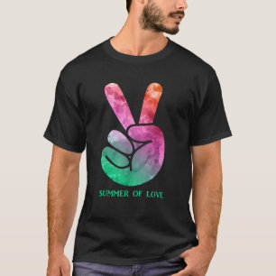 Sommer der Liebe Frieden Hippie Spirituelle Jahres T-Shirt