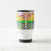 Sommer der Liebe Groovy Psychedelic 60er 70er Reisebecher (Mittel)