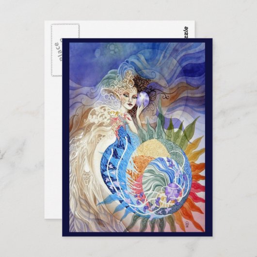 Sommer der Liebe Postkarte (Vorne/Hinten)