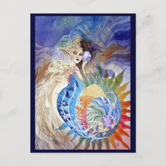 Sommer der Liebe Postkarte